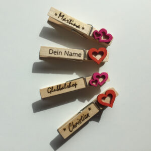 Holzglubbal mit Herzerl